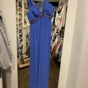 Decode 1.8 blue sequin dress